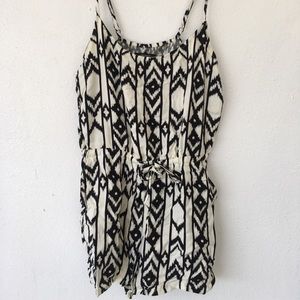 Forever 21 tribal pattern romper size medium